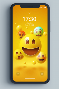 اسکرین شات برنامه Emoji Wallpaper 7