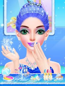 اسکرین شات بازی Blue Princess - Makeover Games : Makeup Dress Up 5