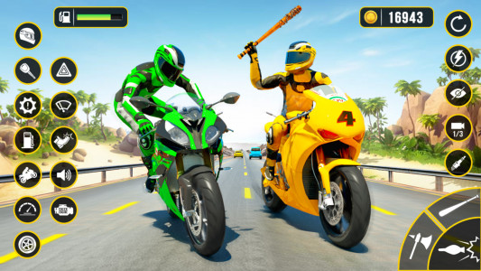 اسکرین شات بازی Bike Racing Games: Bike Attack 2