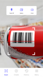 اسکرین شات 1 برنامه QR Scanner: Barcode Reader