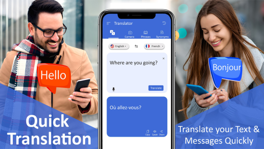 اسکرین شات 1 برنامه Translate: Language Translator