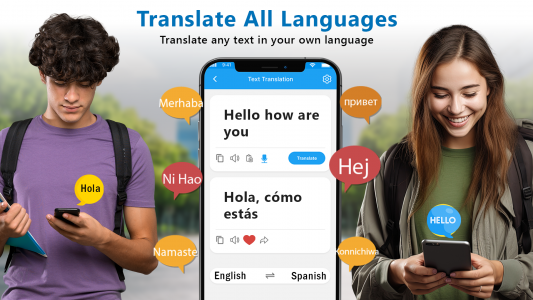 اسکرین شات برنامه Language Translator: Translate 1