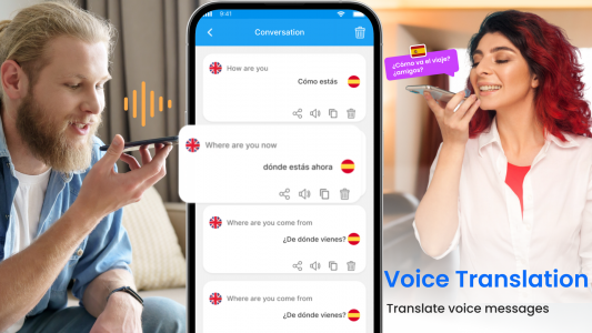 اسکرین شات 3 برنامه Language Translator: Translate