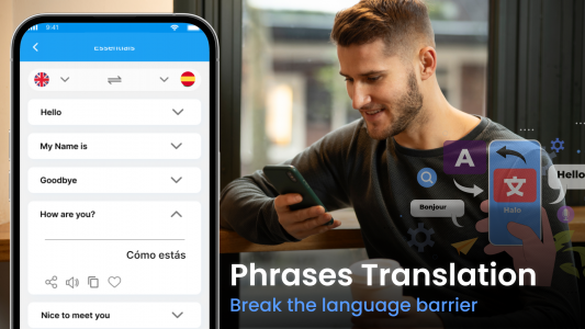 اسکرین شات 5 برنامه Language Translator: Translate
