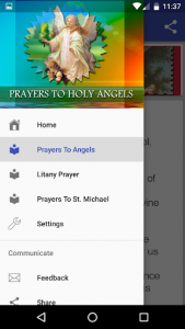 اسکرین شات برنامه Prayers To Holy Angels 2