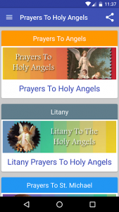 اسکرین شات برنامه Prayers To Holy Angels 1