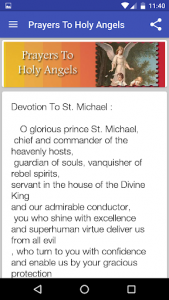 اسکرین شات برنامه Prayers To Holy Angels 4