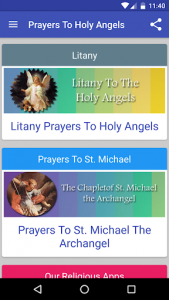 اسکرین شات برنامه Prayers To Holy Angels 3