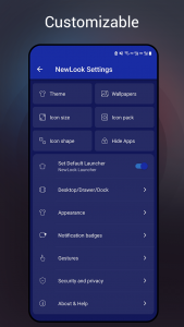 اسکرین شات برنامه Newlook Launcher - Galaxy Star 7