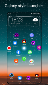 اسکرین شات برنامه Newlook Launcher - Galaxy Star 1