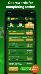 اسکرین شات 3 بازی Solitaire: Classic Card Game