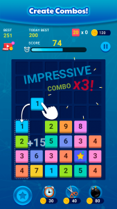 اسکرین شات 3 بازی Merge Block: Number Merge Game