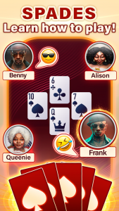 اسکرین شات بازی Spades: Classic Card Game 1