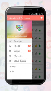 اسکرین شات برنامه App Lock & Gallery Lock Hide P 6