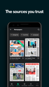 اسکرین شات 1 برنامه PressReader (preinstalled)