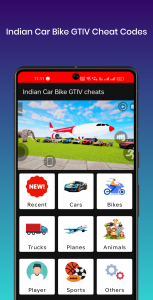 اسکرین شات 1 برنامه Indian Car Bike GTIV cheats