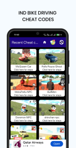اسکرین شات 2 بازی Bike driving game cheat code