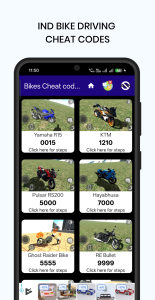اسکرین شات 4 بازی Bike driving game cheat code