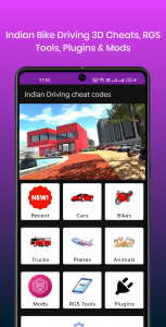 اسکرین شات بازی Indian Bike driving cheat code 1