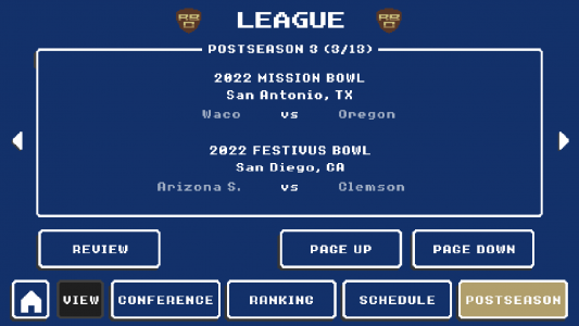 اسکرین شات بازی Retro Bowl College 2