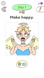 اسکرین شات بازی Draw Happy Angel :drawing apps 1