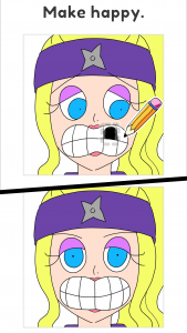 اسکرین شات 2 بازی Draw Happy Ninja - Brain puz