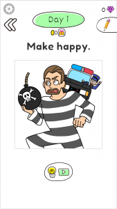 اسکرین شات بازی Draw Happy Prisoner-Free draw puzzle to help woman 2