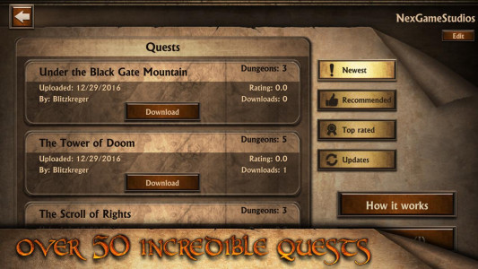 اسکرین شات 6 بازی Arcane Quest HD