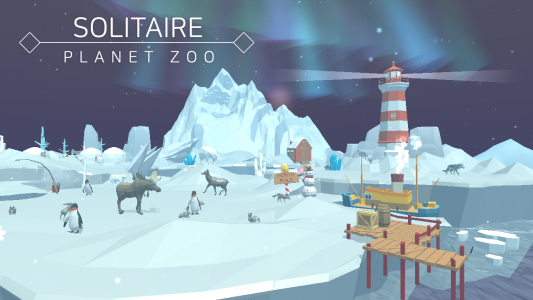 اسکرین شات بازی Solitaire : Planet Zoo 4