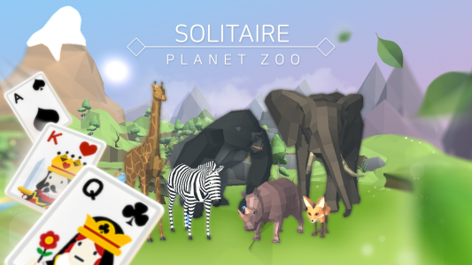 اسکرین شات بازی Solitaire : Planet Zoo 1