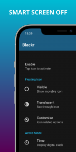اسکرین شات 1 برنامه Blackr: OLED Screen Off