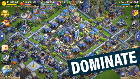اسکرین شات بازی DomiNations 1