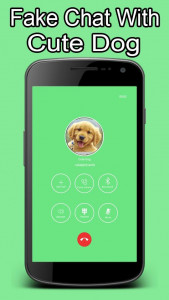 اسکرین شات برنامه Cute Dog Prank Call - Fake Cal 5