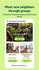 اسکرین شات 4 برنامه Nextdoor: Neighborhood network
