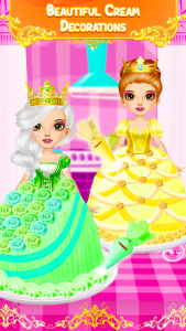 اسکرین شات بازی Princess Cake Making Factory 2021: Color by Number 2