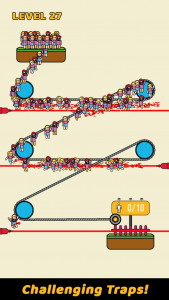 اسکرین شات 3 بازی Rope Rescue! - Unique Puzzle