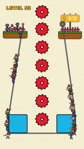 اسکرین شات 1 بازی Rope Rescue! - Unique Puzzle