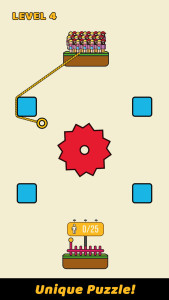 اسکرین شات 2 بازی Rope Rescue! - Unique Puzzle