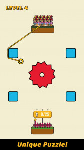 اسکرین شات 2 بازی Rope Rescue! - Unique Puzzle