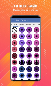 اسکرین شات 2 برنامه Eye Color Changer