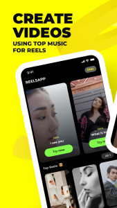 اسکرین شات 1 برنامه Reelsapp video trends
