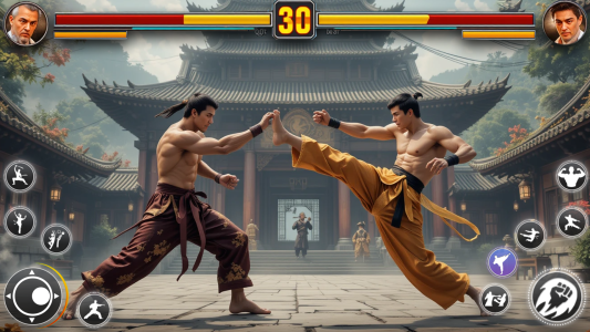 اسکرین شات 4 بازی Kung Fu GYM: Fighting Games