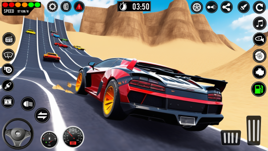 اسکرین شات 3 بازی Car Race: Car Stunts Driving