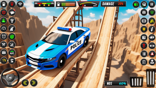اسکرین شات 1 بازی Police GT Car Stunts: Car Race