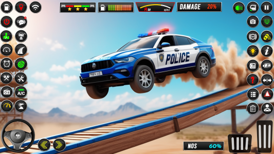 اسکرین شات 4 بازی Police GT Car Stunts: Car Race
