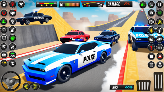 اسکرین شات بازی Car Games: Stunts Car Racing 3