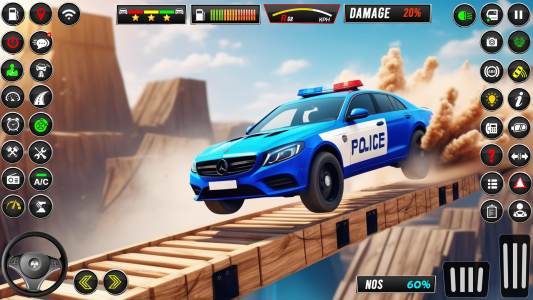 اسکرین شات 6 بازی Police GT Car Stunts: Car Race