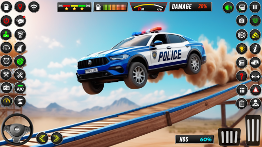 اسکرین شات بازی Car Games: Stunts Car Racing 4