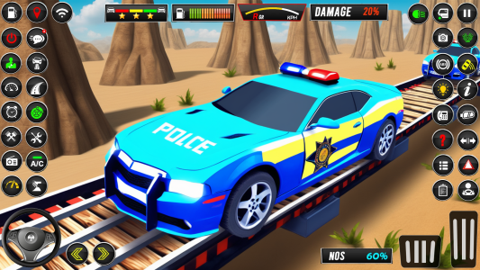 اسکرین شات 2 بازی Police GT Car Stunts: Car Race