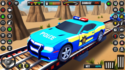 اسکرین شات بازی Car Games: Stunts Car Racing 2